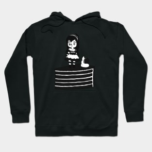 creepypasta food chibi (laughing Jill) Hoodie